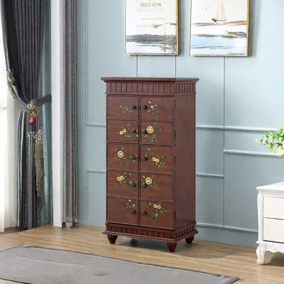 Multi-functional decorative storage accent cabinet