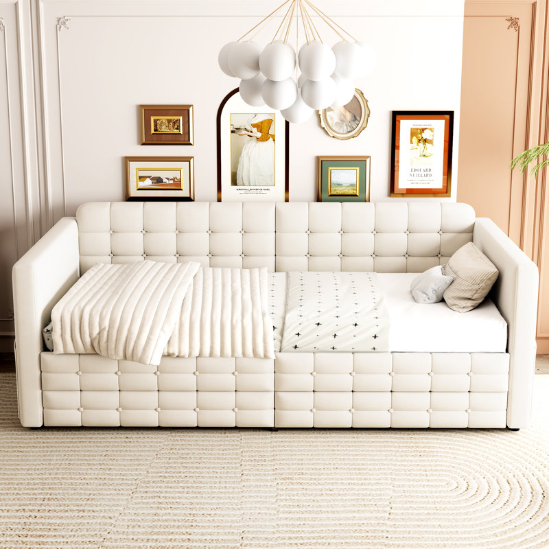 Single (3') Drawers Daybed, Beige