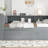 Twin Size Daybed With Trundle, Wood Day Bed Frame With Storage Drawers And Side Shelves, Daybed With Desk, No Spring Box Needed, Gray-2005970010-2005970011