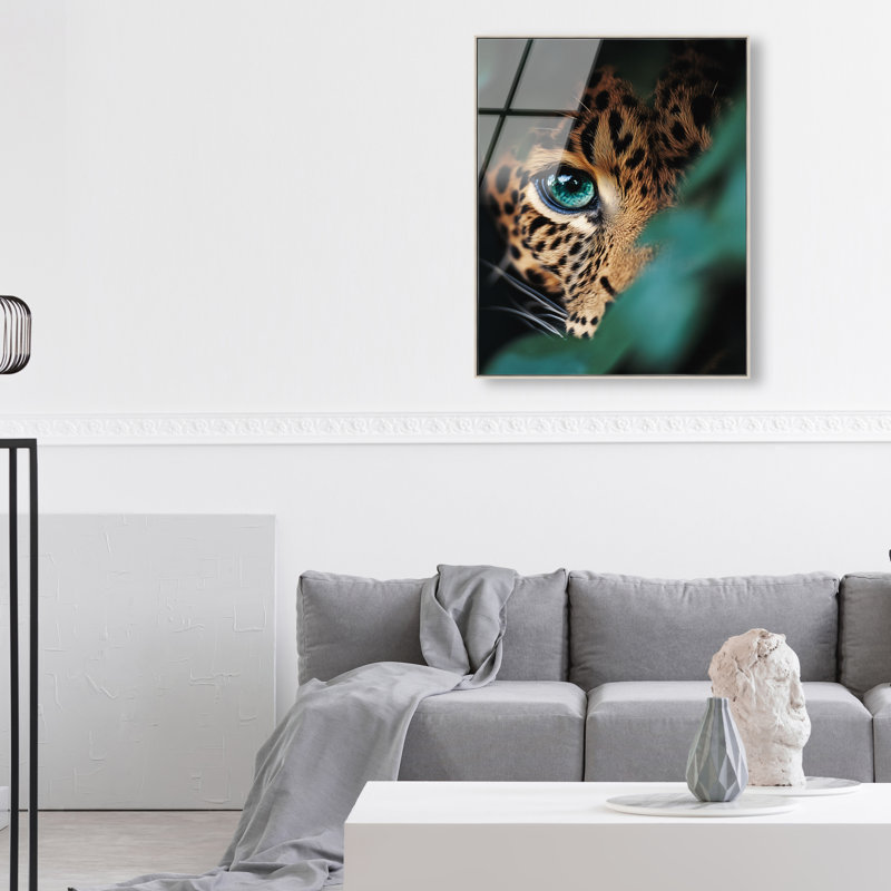 Jungle Watcher I Print by Oliver Gal, 31"H x 37"W, Silver Floater Frame