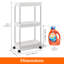 27.559cm H x 7.874cm W Utility Cart-120260535