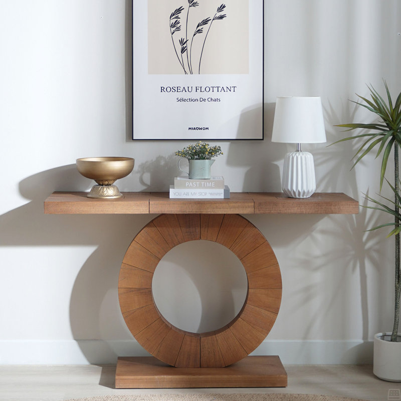 Console en bois 53,2 po