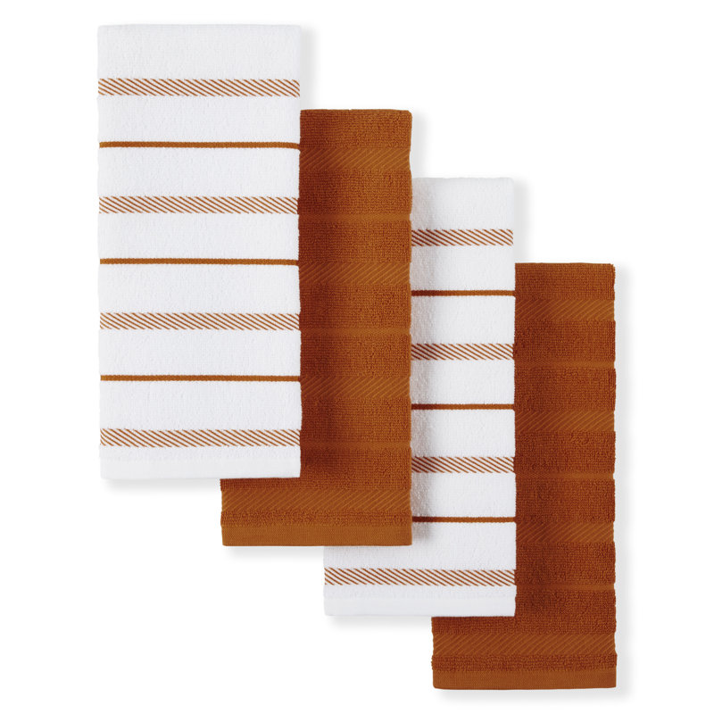 Kitchen Aid Albany Kitchen Towel Set, Orange