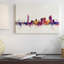 Skyline Series: Portsmouth, Angleterre, Royaume-Uni, impression sur toile tendue beige-74738234-74738232-74738233