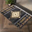 Tapis de 7 pi 10 po X 3 po, noir, polypropylène, teint, pour les vestiaires