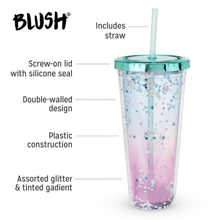 Big Girl Bigger Dream Plastic Tumbler with Straw – My Beautiful Fluff