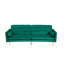 Odysseus 3 Seater Velvet Sleeper-198475922