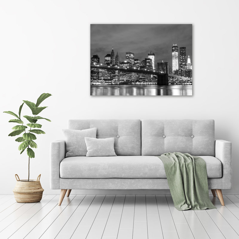 Manhattan New York - No Frame Print on Glass