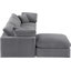 Kirstey Velvet L-Shaped Sectional Reversible-87141383
