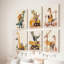 6 Piece Wrapped Canvas Print