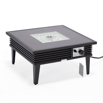 Square Propane Smokeless Fire Pit Table