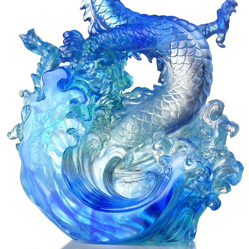 Ocean Wave Dragon of Excellence Figurine
