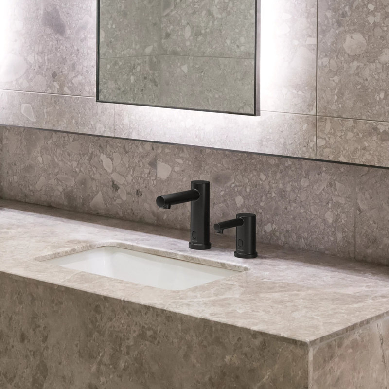 Robinet pour salle de bain à un trou M-Power, Noir
