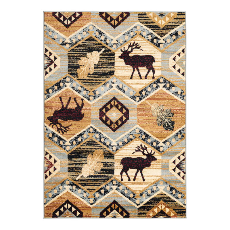 Pioneer Geometric Indoor Rug, Rectangle 4'1" x 6'1"