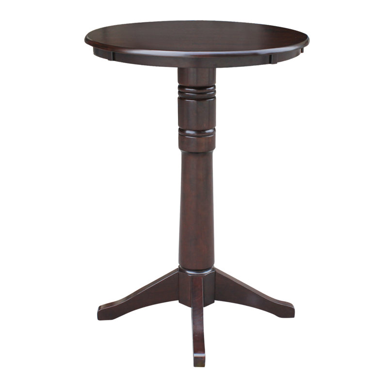 Table de salle à manger Craighead, H 41,9 po x L 30 po x l 30 po, Moka riche