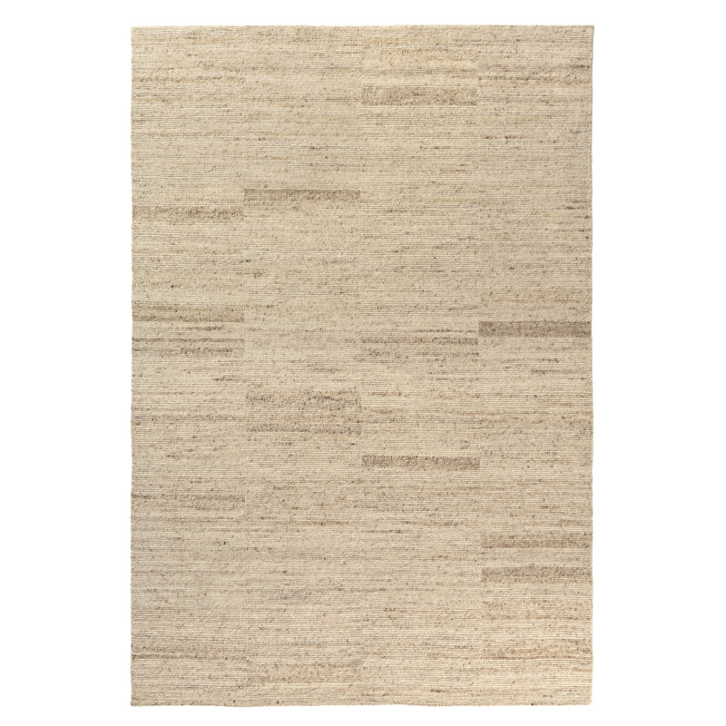 Tapis intérieur en laine beige / ivoire Adalyn, 2' x 3'
