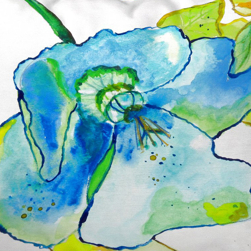  Coussin lombaire intérieur / extérieur Hibiscus, 20 po x 24 po