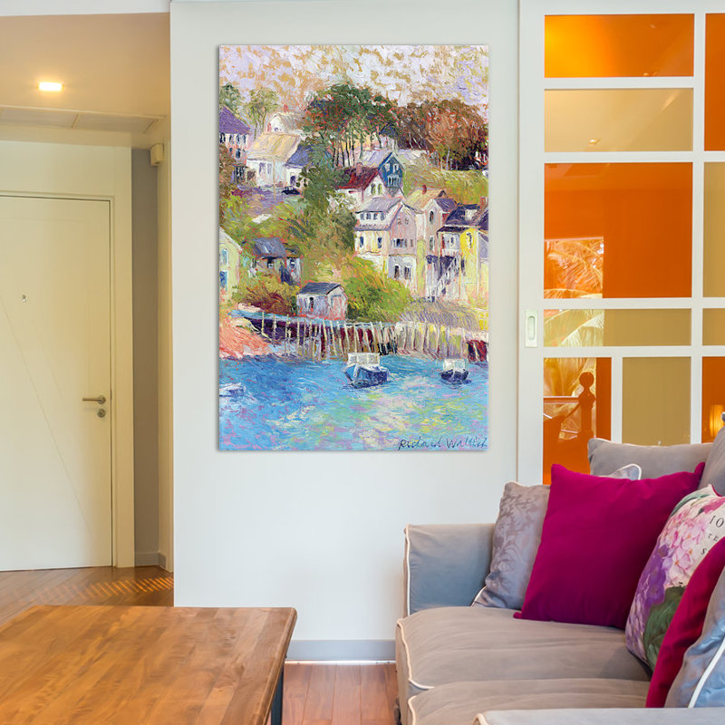 «Maine» par Richard Wallich - Gallery - Estampe numérique sur toile tendue, H 18 po x l 26 po x P 1,5 po, Toile tendue