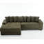 Coussin en velours côtelé luxueux avec méridienne gauche et 8 coussins-1130172115-1130172118
