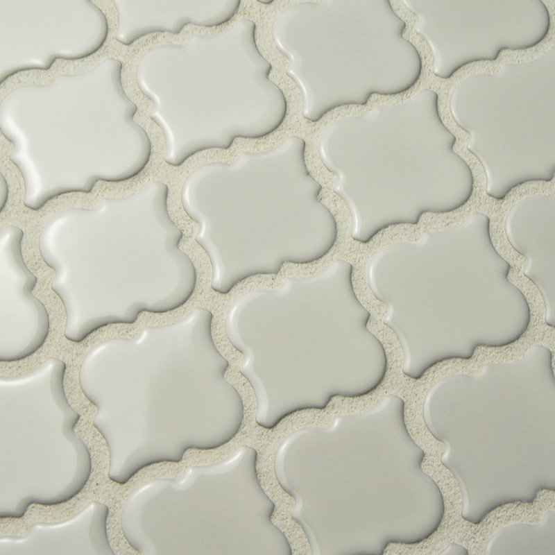 Hudson Tangier 2" x 2" Porcelain Grid Mosaic Wall & Floor Tile, Glossy White
