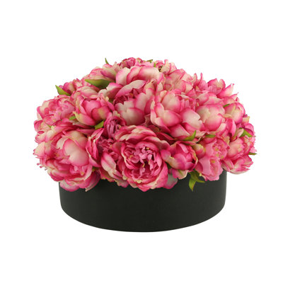 Polysilk Peony Arrangement in Pot