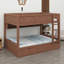 Système de lit superposé multifonctionnel, équipé de tablettes de rangement, de tiroirs sous le lit et d'un éclairage à DEL décoratif-805950156