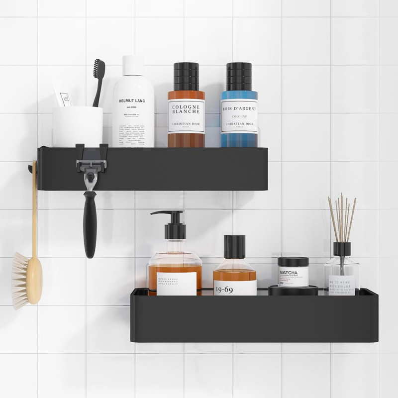 Argentine Adhesive Stainless Steel Shower Shelf