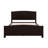 Queen Size Solid Wood Platform Bed with Support Slats – Sturdy, No Box Spring Needed, Espresso-726433675-726433396