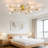 Lorise 10 - Light Iron Dimmable Sputnik Spider Chandelier-377930539
