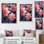 «Pink Blue Daffodils Natures Impression» sur toile-1256335737-1256335736
