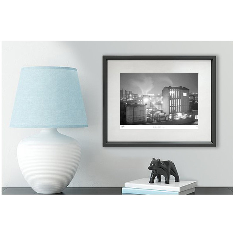 Oldbury, 1964 - Single Picture Frame Print, 28cm H x 36cm W x 2.3cm D
