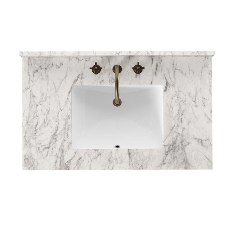 Millie Single Vanity-Satin Drifted Black Veneer, Black, 36"