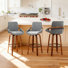 Benno 3-Piece Swivel Upholstered Counter Stool Set