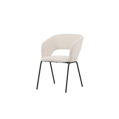 Bowrah 52cm H 100% Linen Upholstered Armchair