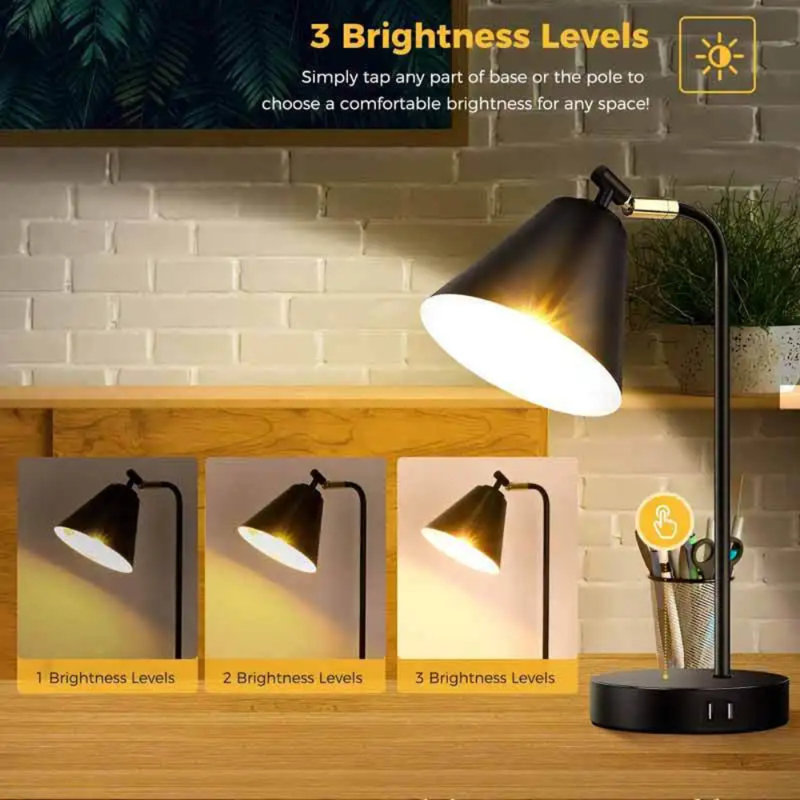 Industrial Dimmable Desk Lamp