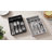 Silverware Drawer Organizer Tray, Plastic Cutlery Storage For Kitchen Drawer, Flatware And Utensil Holder Divider For Spoons Forks Knives Tableware, 7 Compartment-1342178399