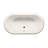 Biloxi 71" x 35" Freestanding Soaking Acrylic Bathtub-60772220