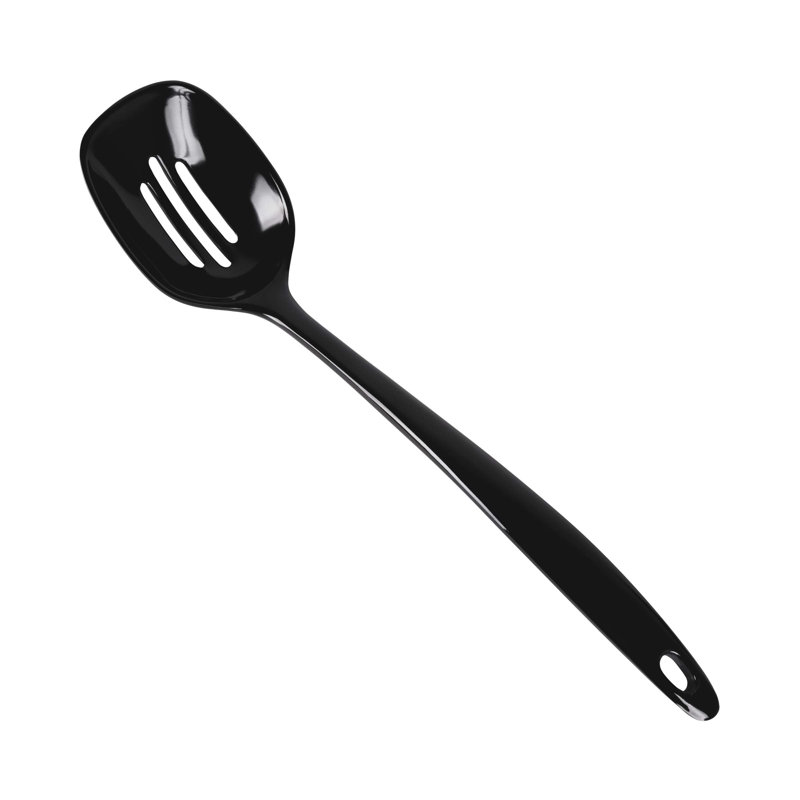 Melamine Serving Spoon, Black