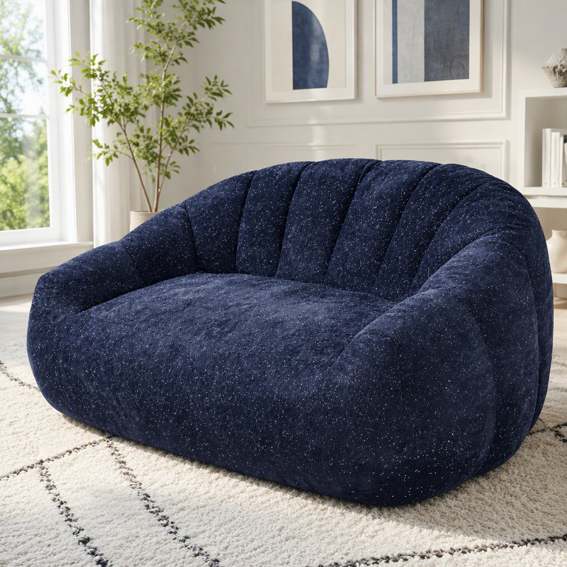 Canapé Bear Paw, fauteuil à billes Comfy, Blue