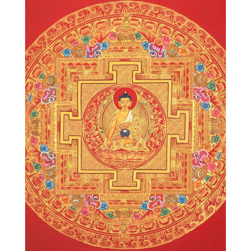 Shakyamuni Mandala (Brocadeless Thangka)