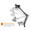 Lampe de bureau 16,93 po noire