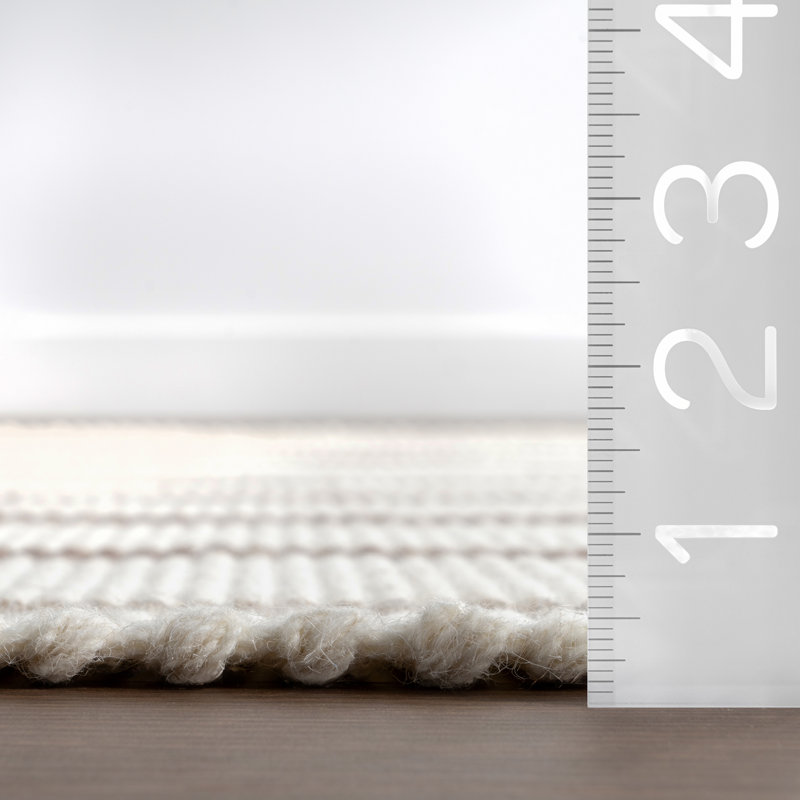 Tapis rayé en laine Toluca, Rectangle de 5 pi x 8 pi