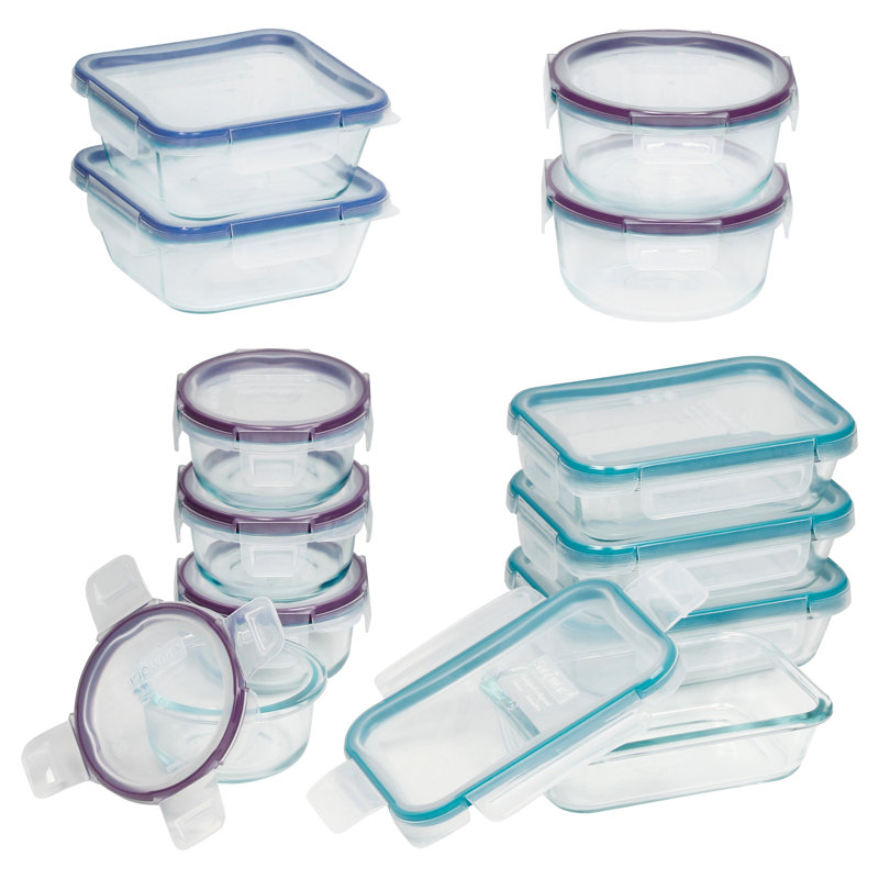 Snapware® Glass Food Storage - Set of 12 Containers