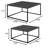 Extendable Metal Frame Coffee Tables-1445934649