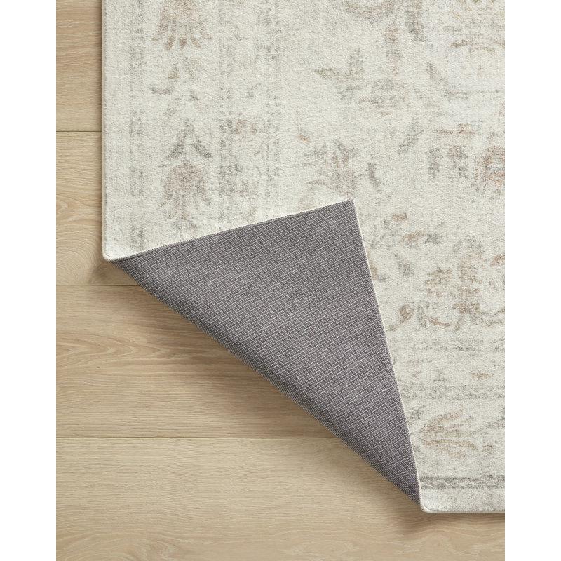 Rifle Paper Co. x Loloi Courtyard Yellow / Multi Area Rug feat. CloudPile, Rectangle 7'6" x 9'6"