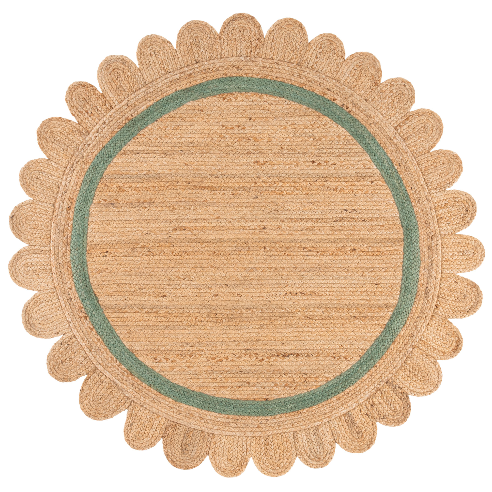Inaki Jute/Sisal Area Rug, Round 6'