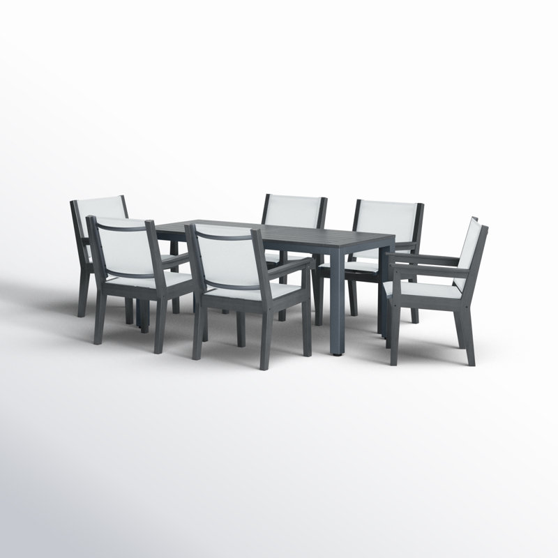 Sharelle Outdoor Dining Set of 7pcs
