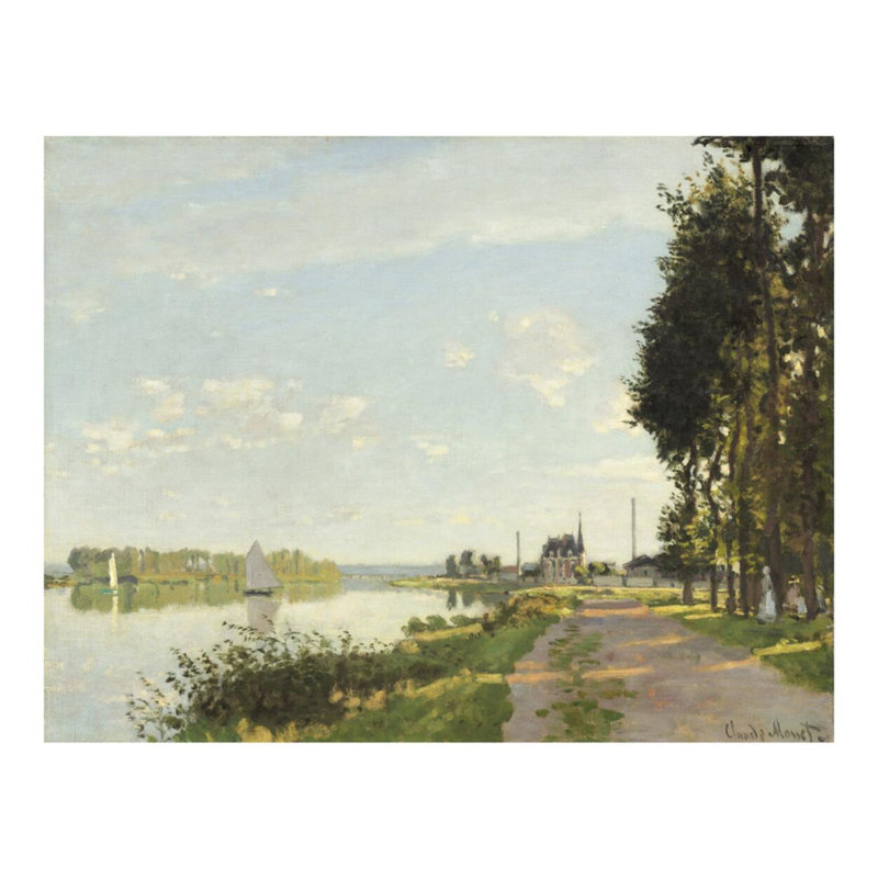 «Argenteuil» par Claude Monet - Estampe numérique, H 16 po x l 20 po