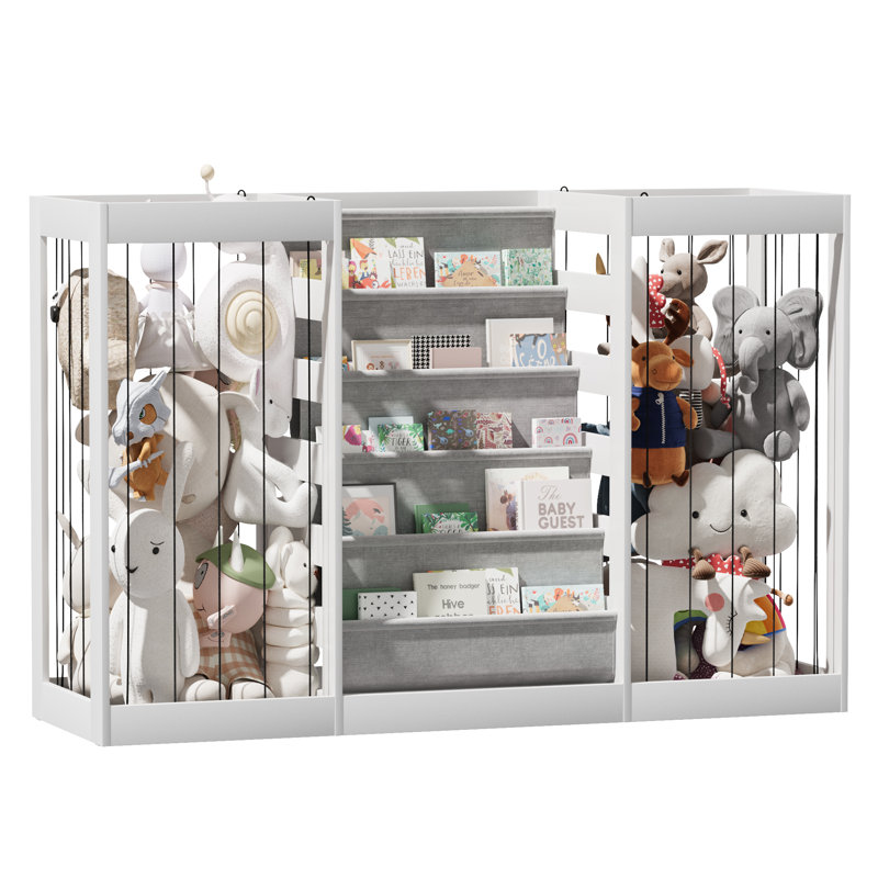 80cm H x 120cm W Book Display Bookcase, White