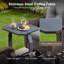 Ensemble de conversation pour 2 personnes avec table d'appoint-1576294770